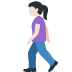 woman walking: light skin tone 🚶🏻‍♀️ Discord emoji — free static PNG download