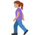 woman walking: medium skin tone 🚶🏽‍♀️ Discord emoji — free static PNG download