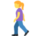 woman walking 🚶‍♀️ Discord emoji — free static PNG download
