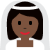 woman with veil: dark skin tone 👰🏿‍♀️ Discord emoji — free static PNG download