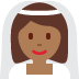 woman with veil: medium-dark skin tone 👰🏾‍♀️ Discord emoji — free static PNG download