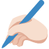 writing hand: light skin tone ✍🏻 Discord emoji — free static PNG download