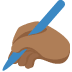 writing hand: medium-dark skin tone ✍🏾 Discord emoji — free static PNG download