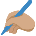 writing hand: medium skin tone ✍🏽 Discord emoji — free static PNG download
