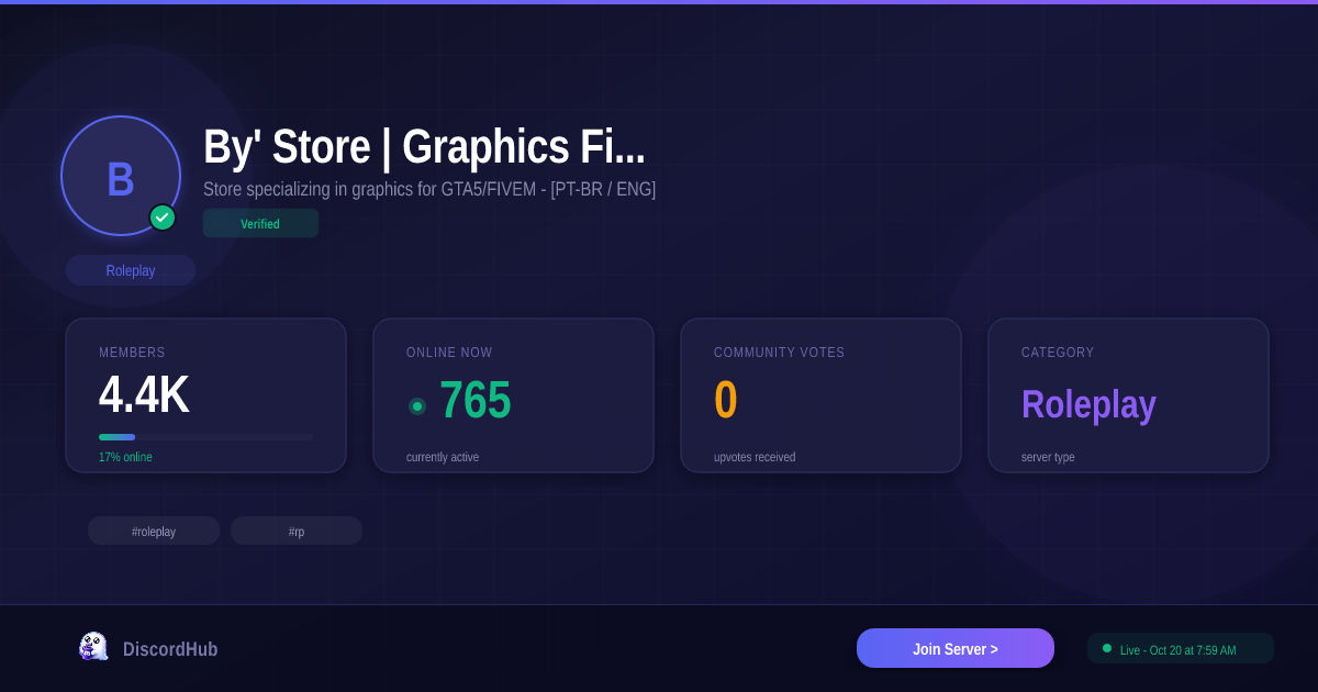 By' Store ® | Graphics FiveM & GTA5 Discord Server — 4.1K+ Members ...