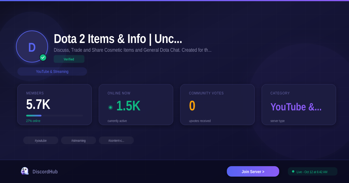 Dota 2 Items & Info | Uncle Dan Dota ♠ — Massive YouTube & Streaming ...