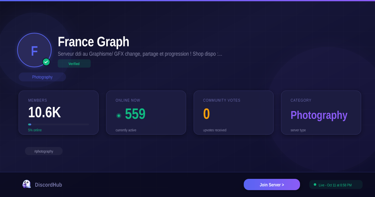 France Graph Discord — Best Photography Server | 10K+ Members [2026]