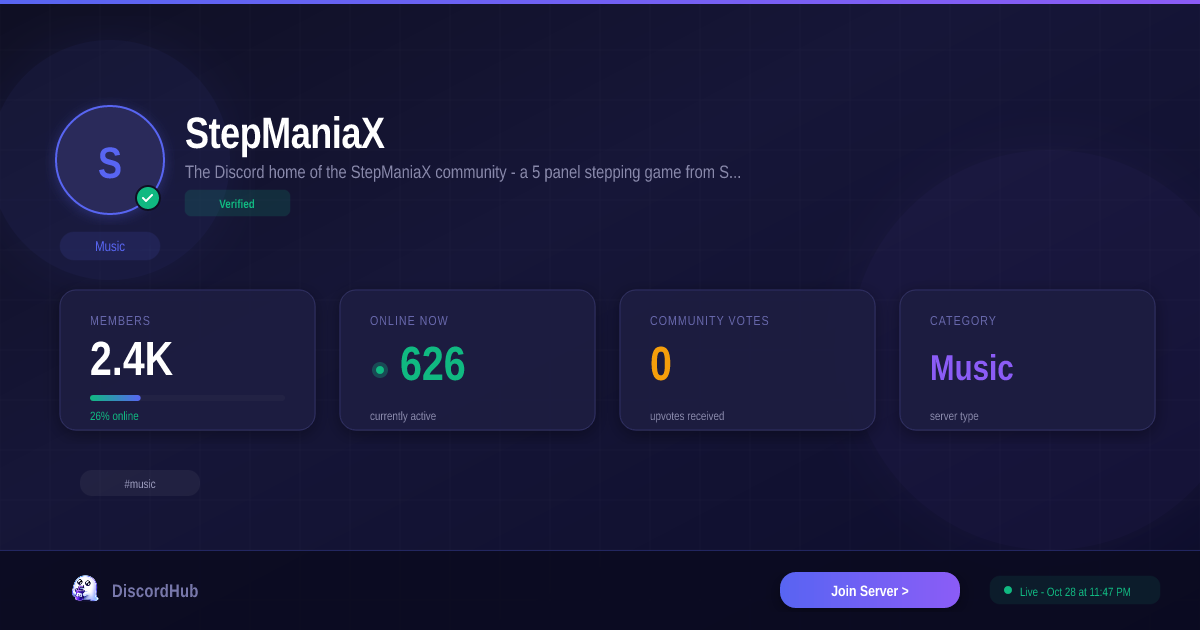 Join StepManiaX Discord — 2.3K+ Active Music Members [2026]